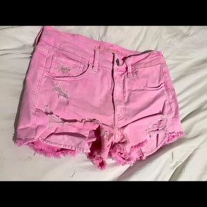 Pink American Eagle high waisted shorts size 6